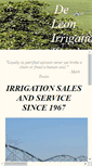 Mobile Screenshot of deleonirrigation.com